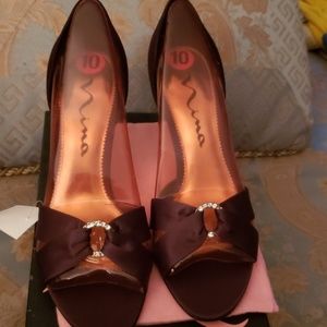 Ladies Nina Felony Chocolate New Shoes